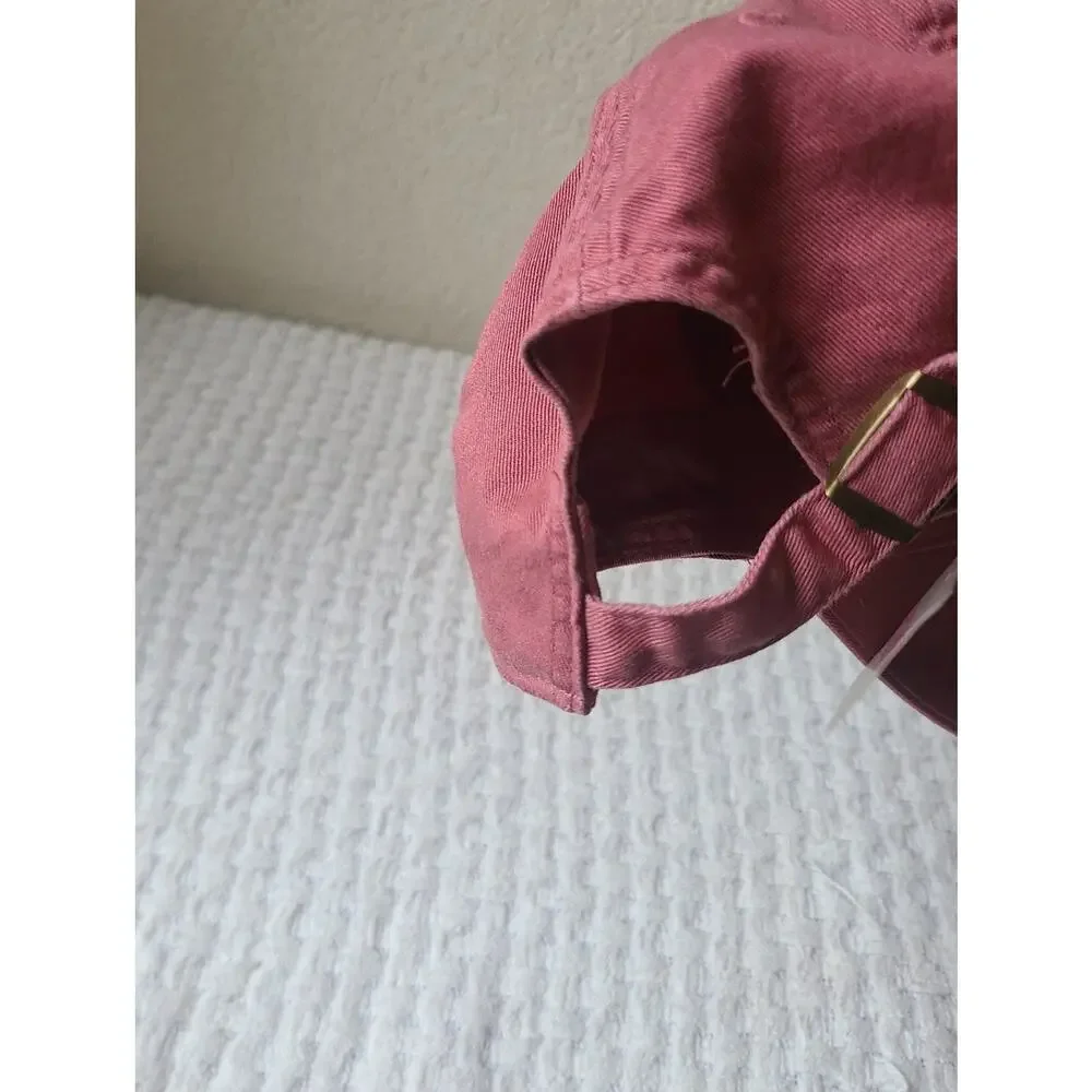 PINK Embroidered Logo Baseball Cap - Rose Mauve One Size Fits Most